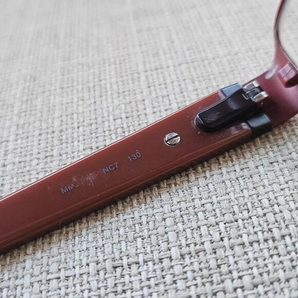 Marc by Marc Jacobs Women Eyeglasses Frame Red Tone 50[]16 136 Glasses Frame - Picture 9 of 12